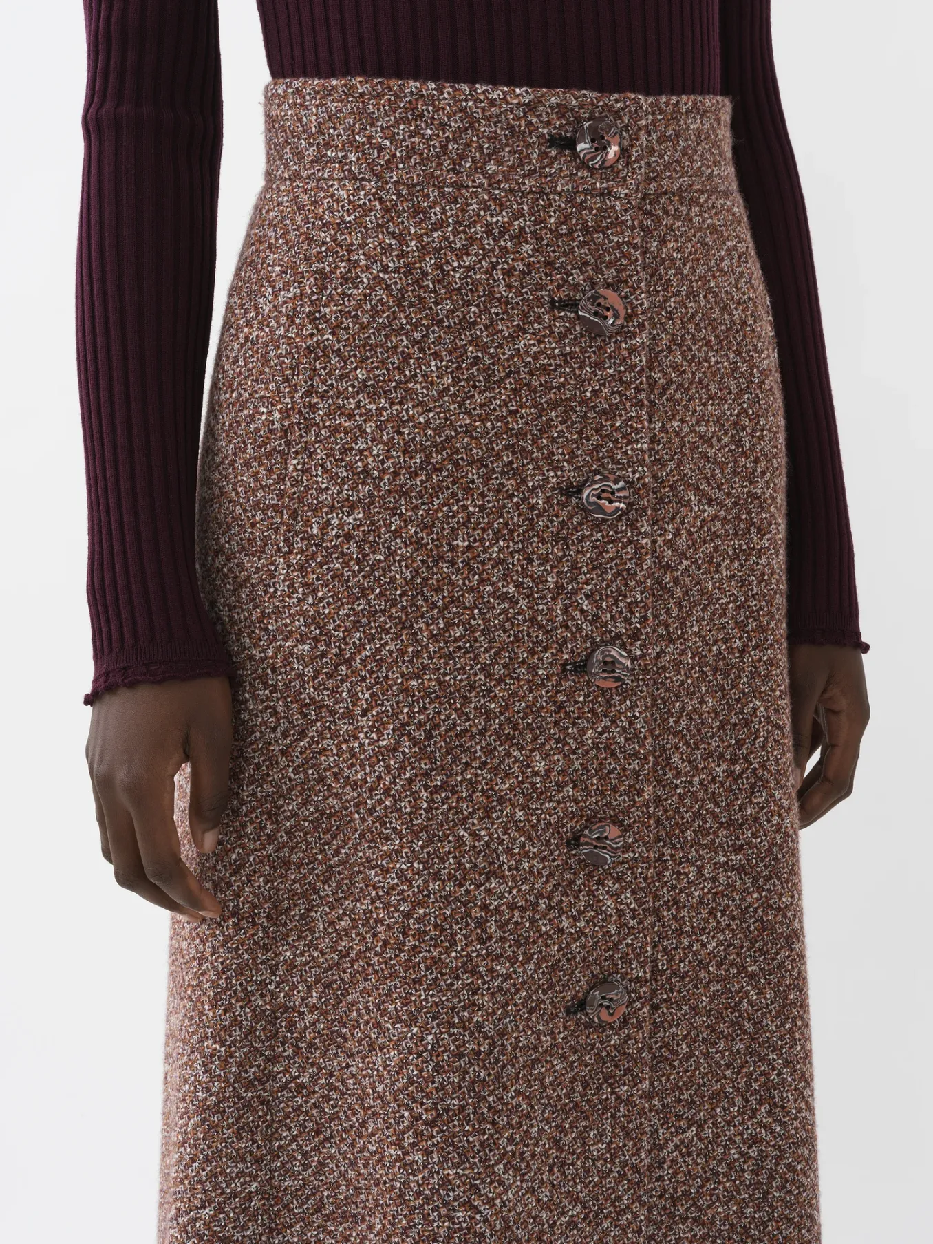 Women Chloé A-Line Midi Skirt