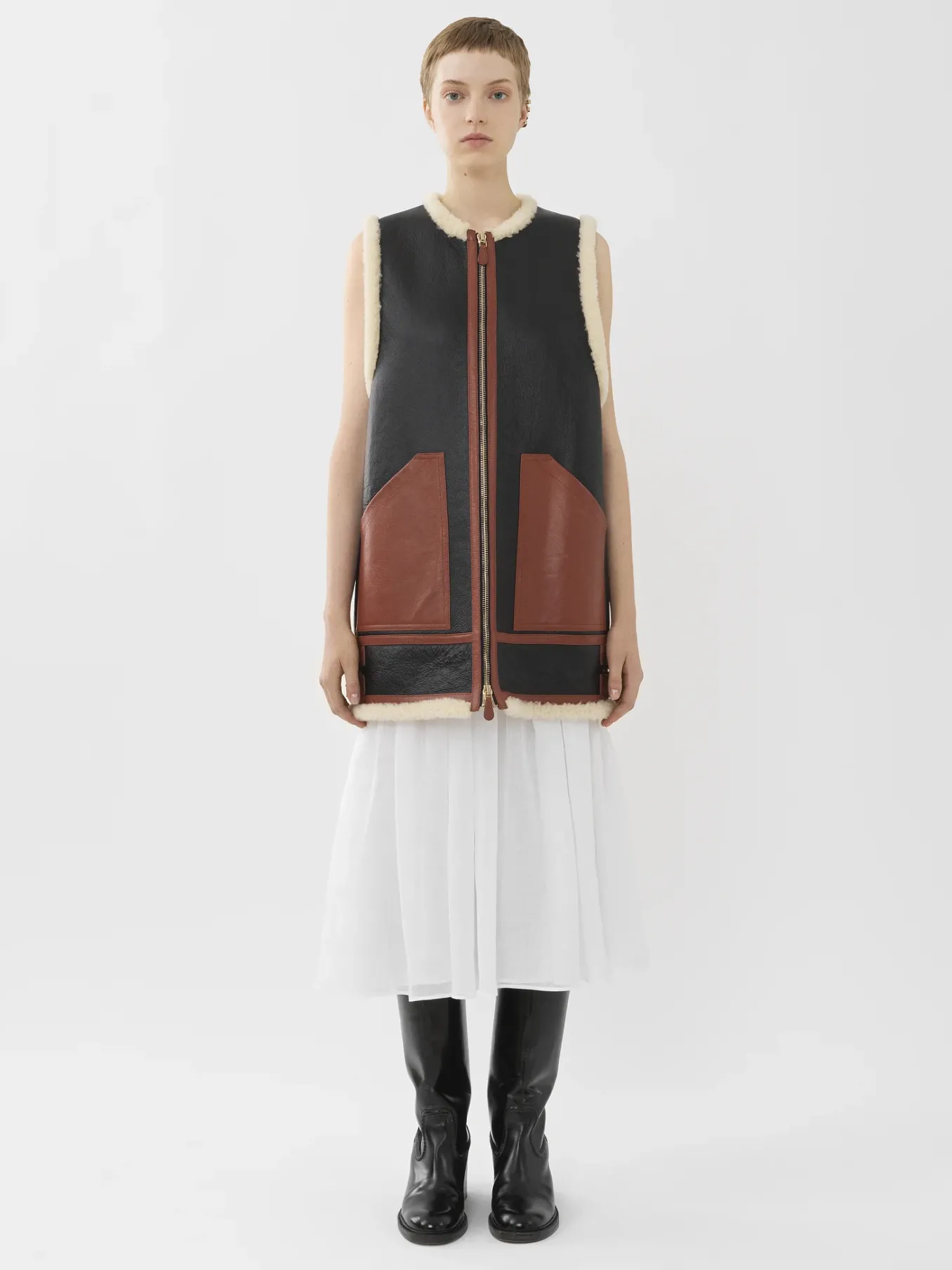 Women Chloé Aviator Gilet