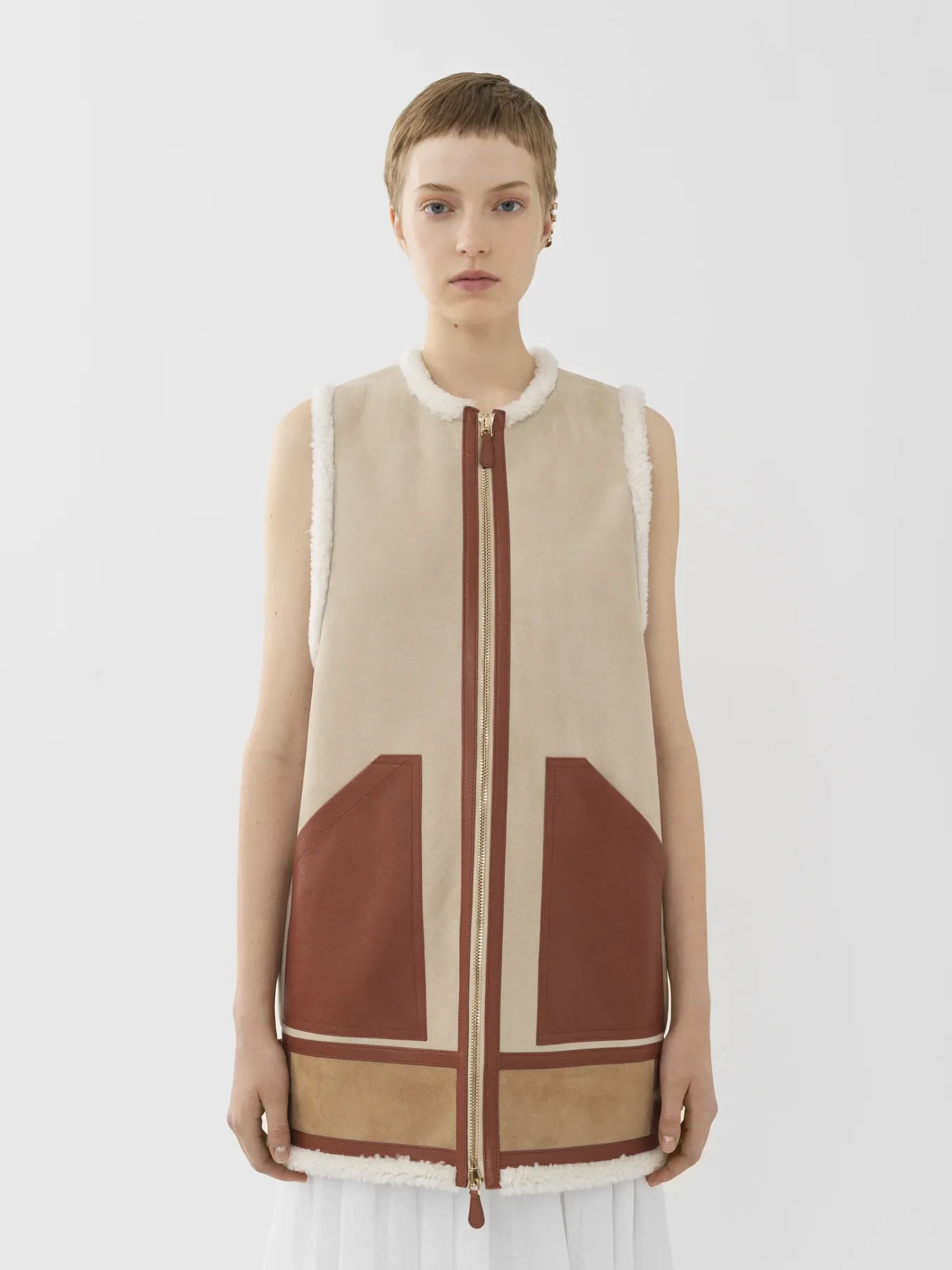 Women Chloé Aviator Gilet