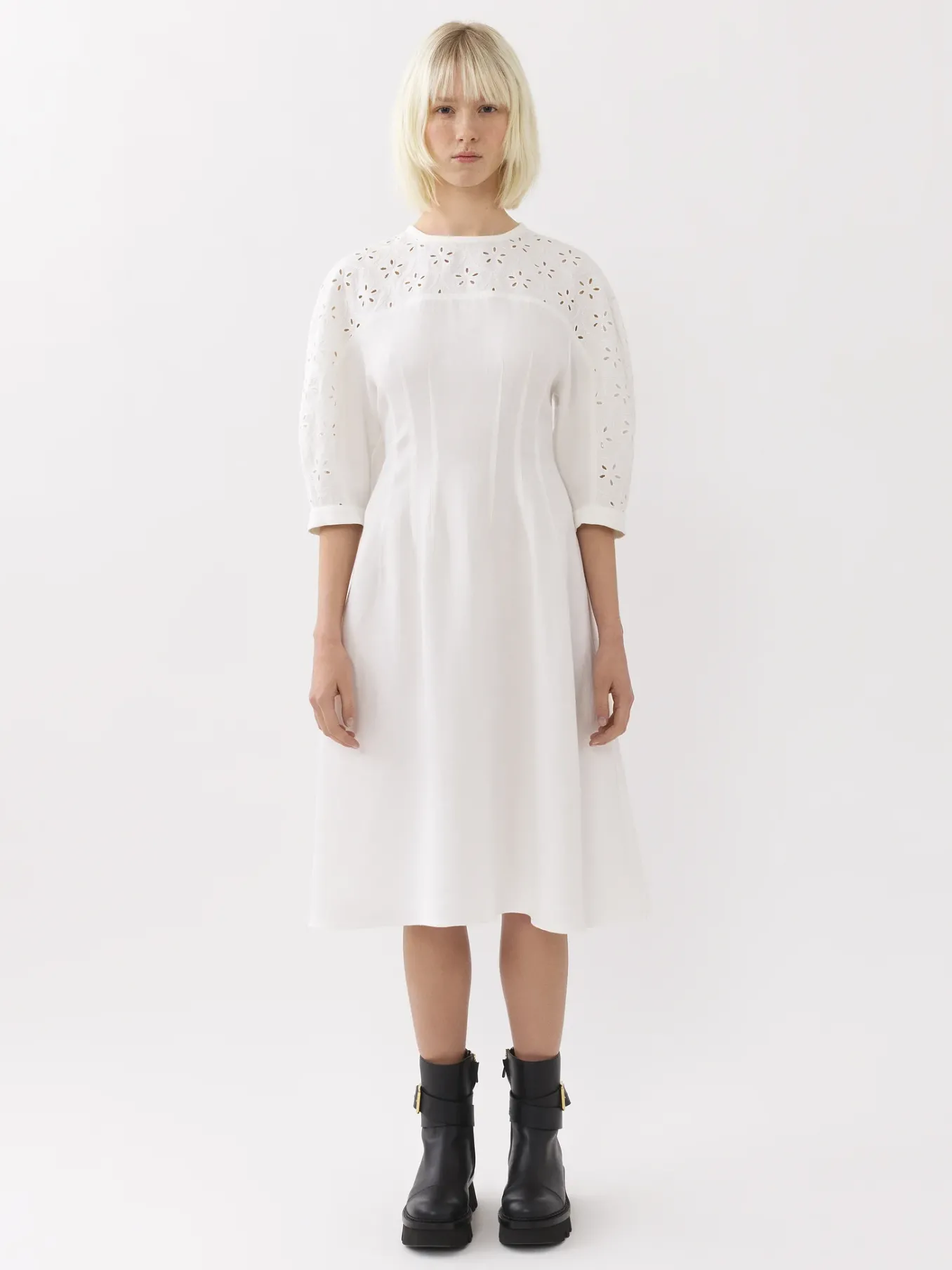 Women Chloé Balloon-Sleeve Dress