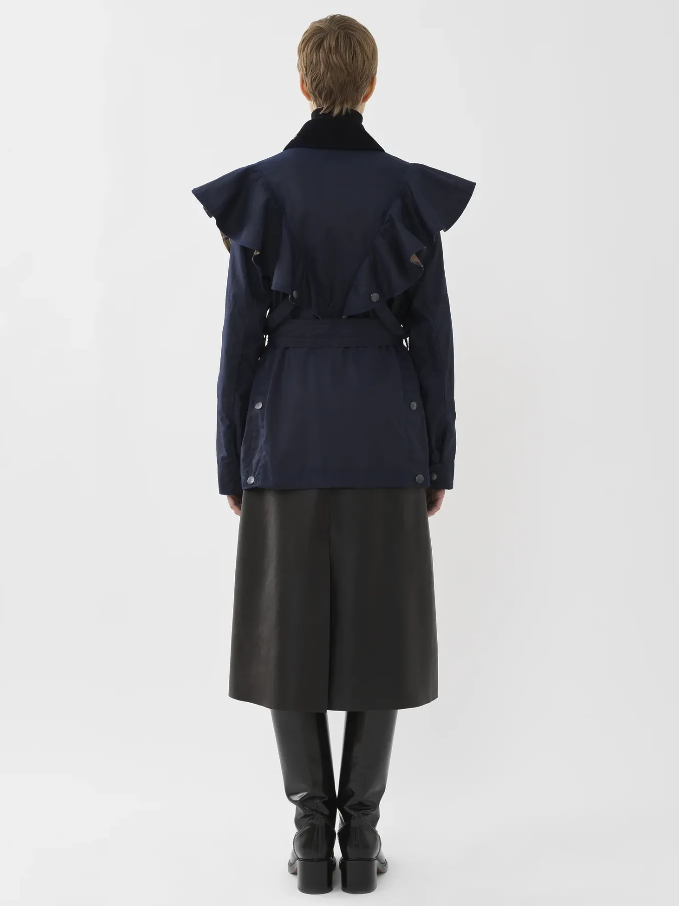 Women Chloé Barbour For Chloe "Dustyn" Ruffled Jacket