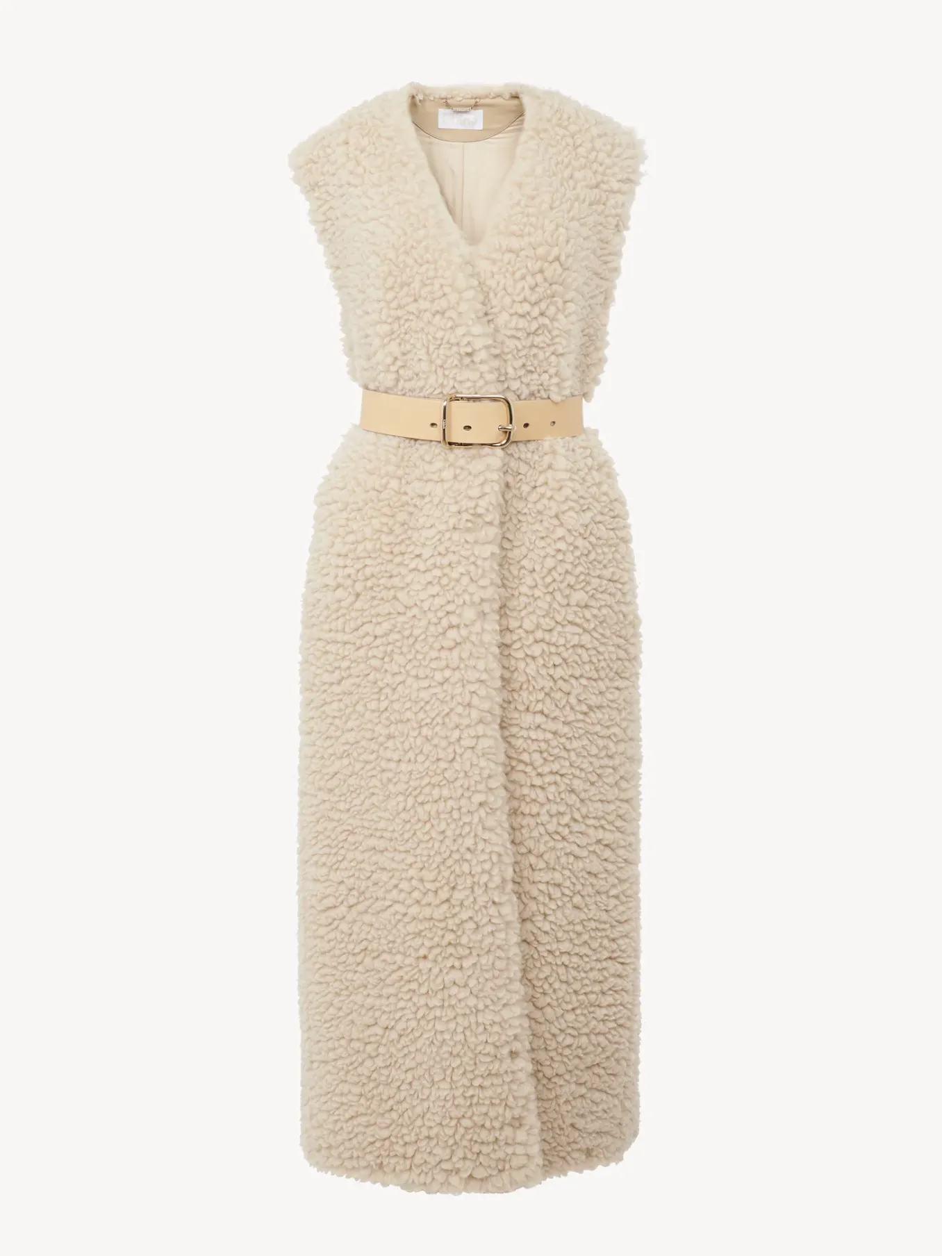 Women Chloé Belted Cocoon Gilet