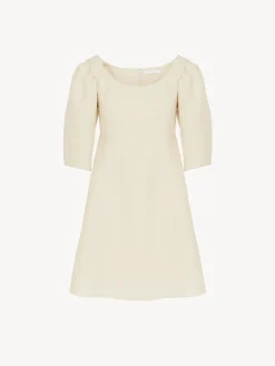 Women Chloé Boat-Neck Mini Dress