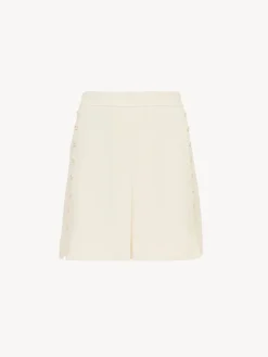 Women Chloé Button-Detailed Mini Skirt