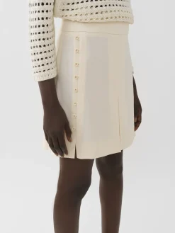 Women Chloé Button-Detailed Mini Skirt