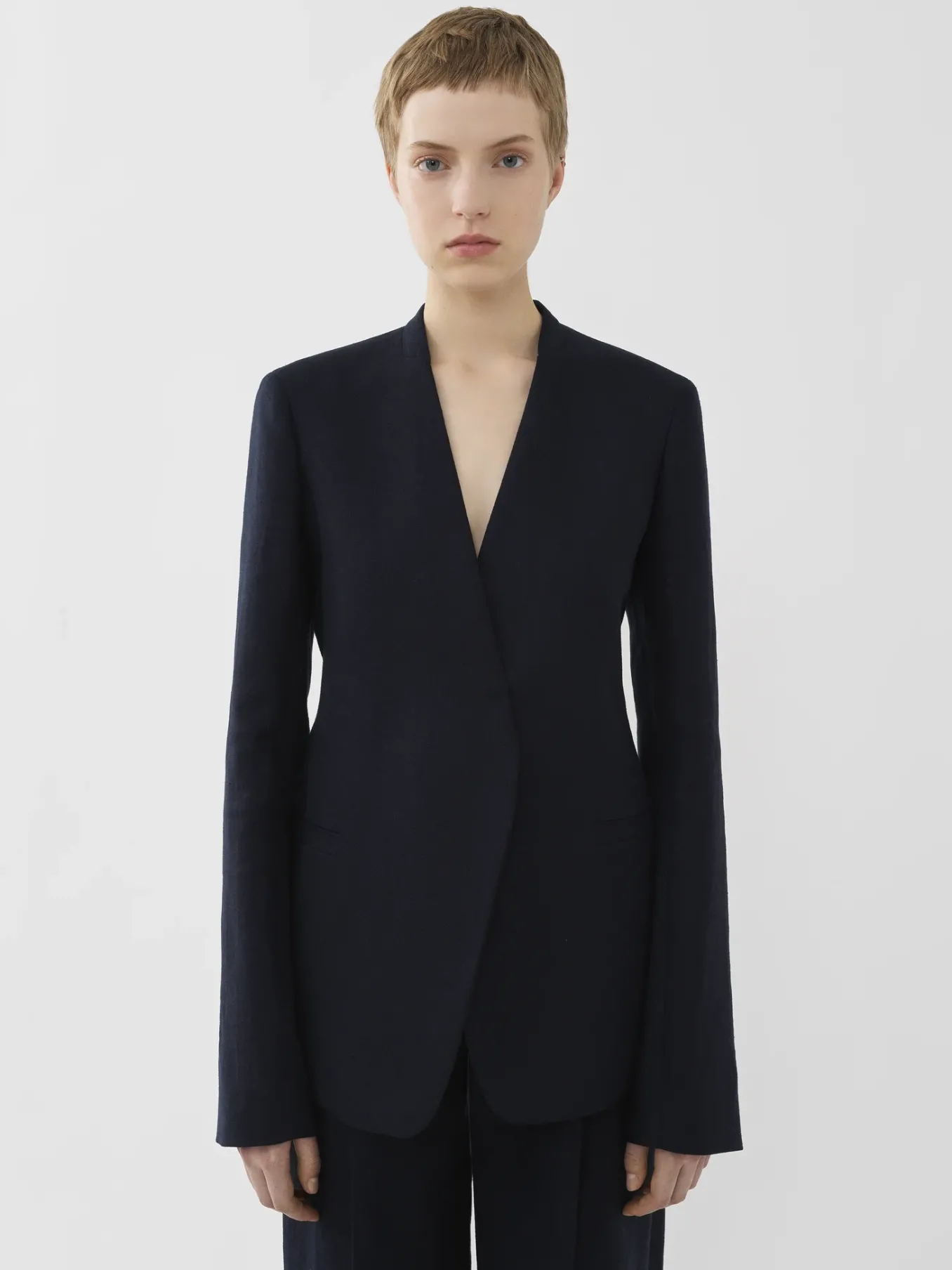 Women Chloé Buttonless Tailored Jacket
