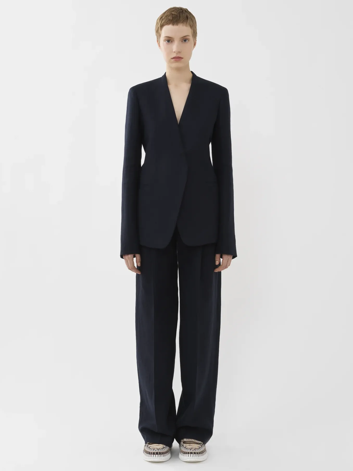 Women Chloé Buttonless Tailored Jacket