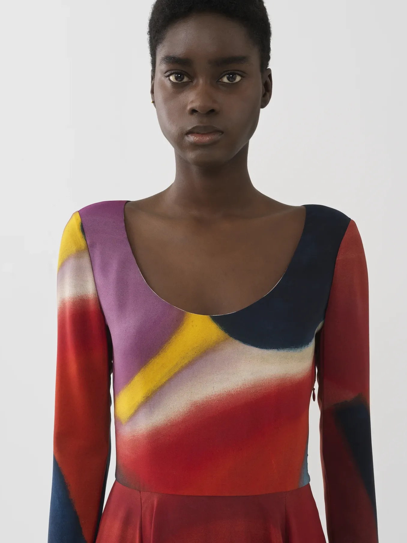 Women Chloé Caroline Denervaud For Chloe Long Flared Dress