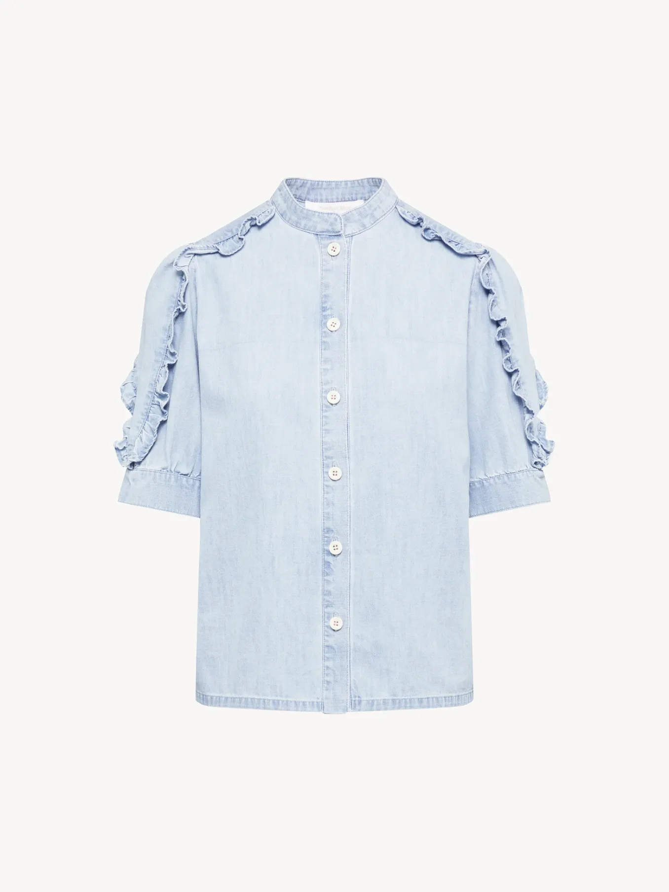 Women Chloé Chambray Denim Top