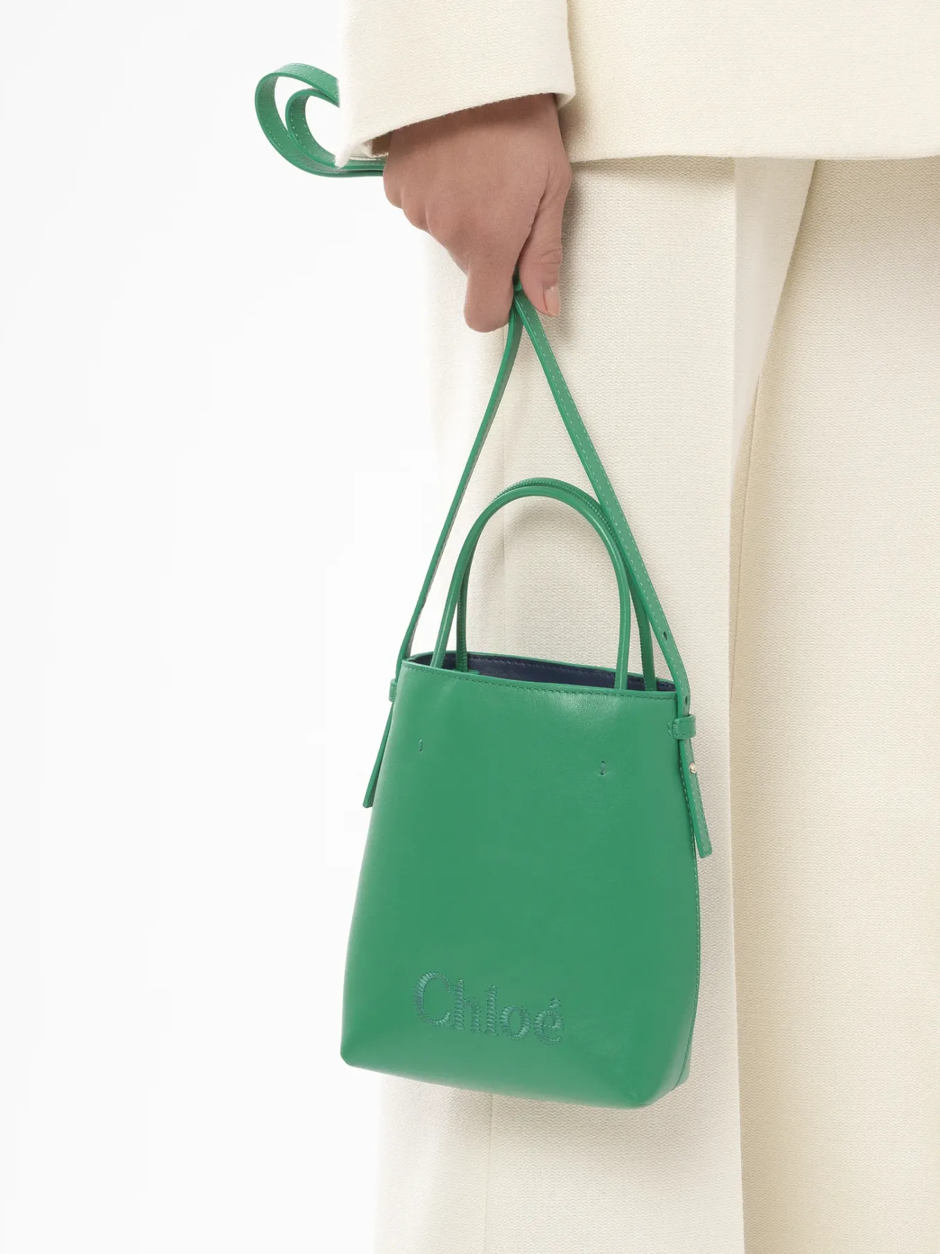 Women Chloé Chloe Sense Micro Tote Bag