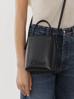 Women Chloé Chloe Sense Micro Tote Bag