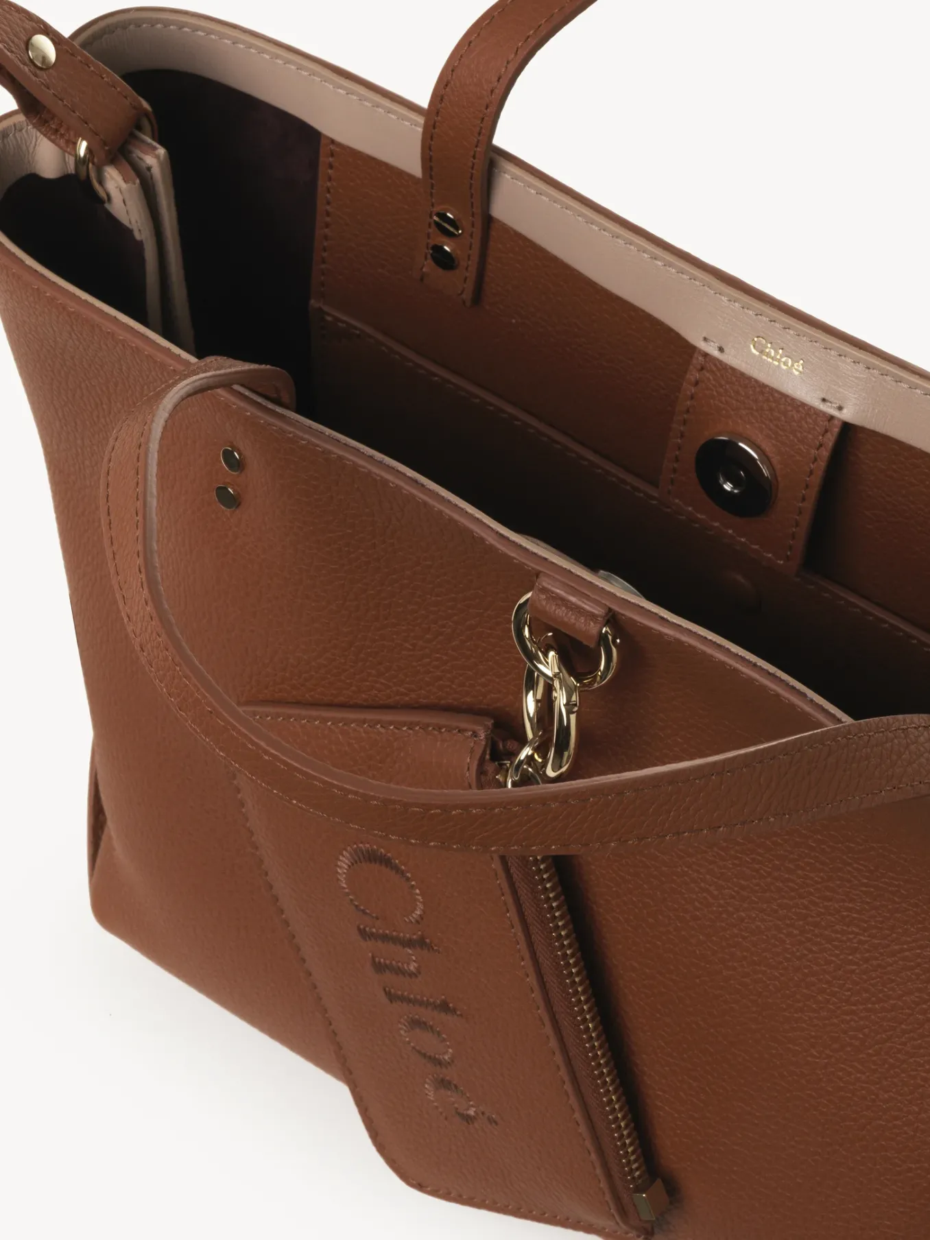 Women Chloé Chloe Sense Small East-West Tote Bag