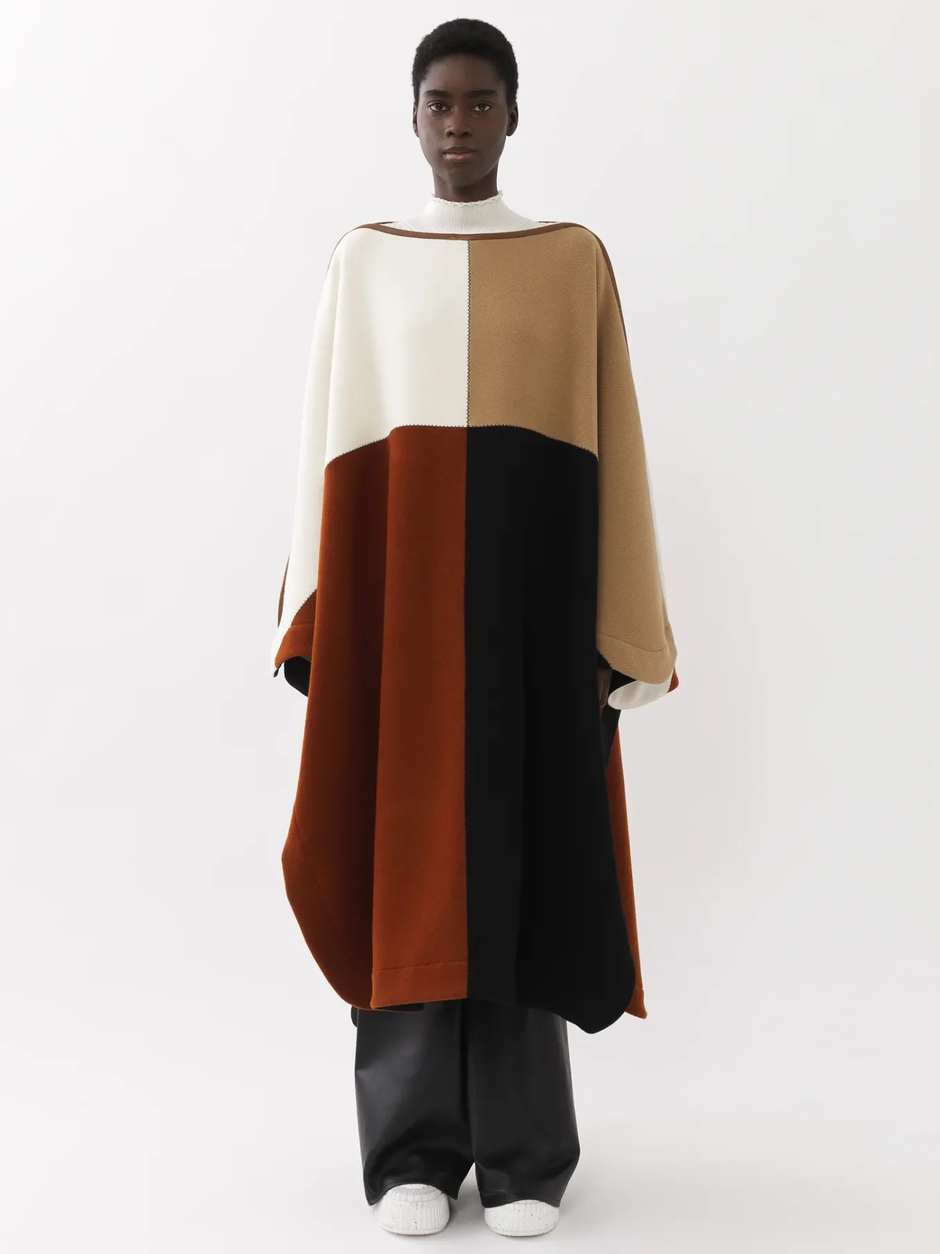 Women Chloé Colour-Block Poncho