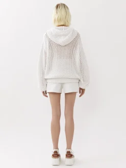 Women Chloé Crochet Hoodie