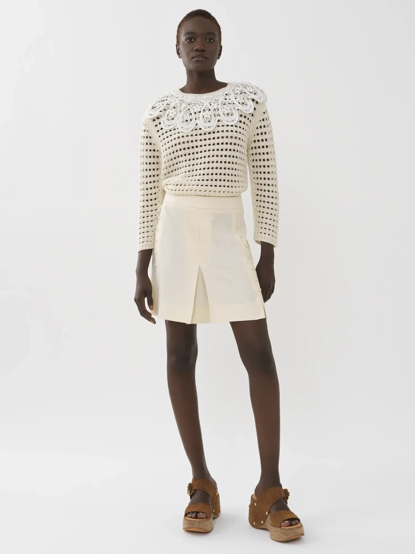 Women Chloé Crochet Sweater