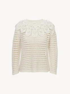 Women Chloé Crochet Sweater