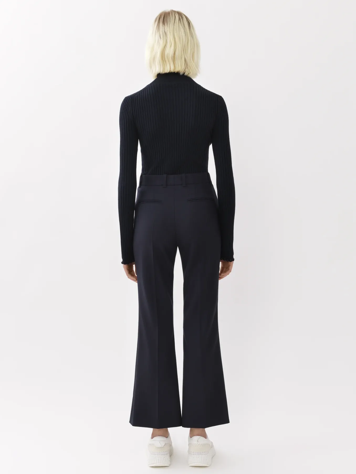 Women Chloé Cropped Bootcut Trousers