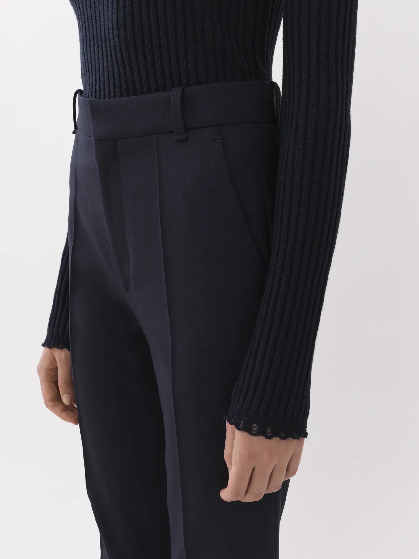 Women Chloé Cropped Bootcut Trousers