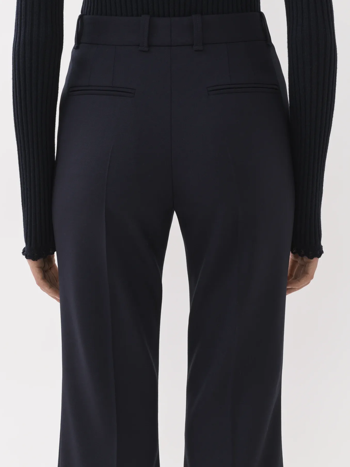 Women Chloé Cropped Bootcut Trousers