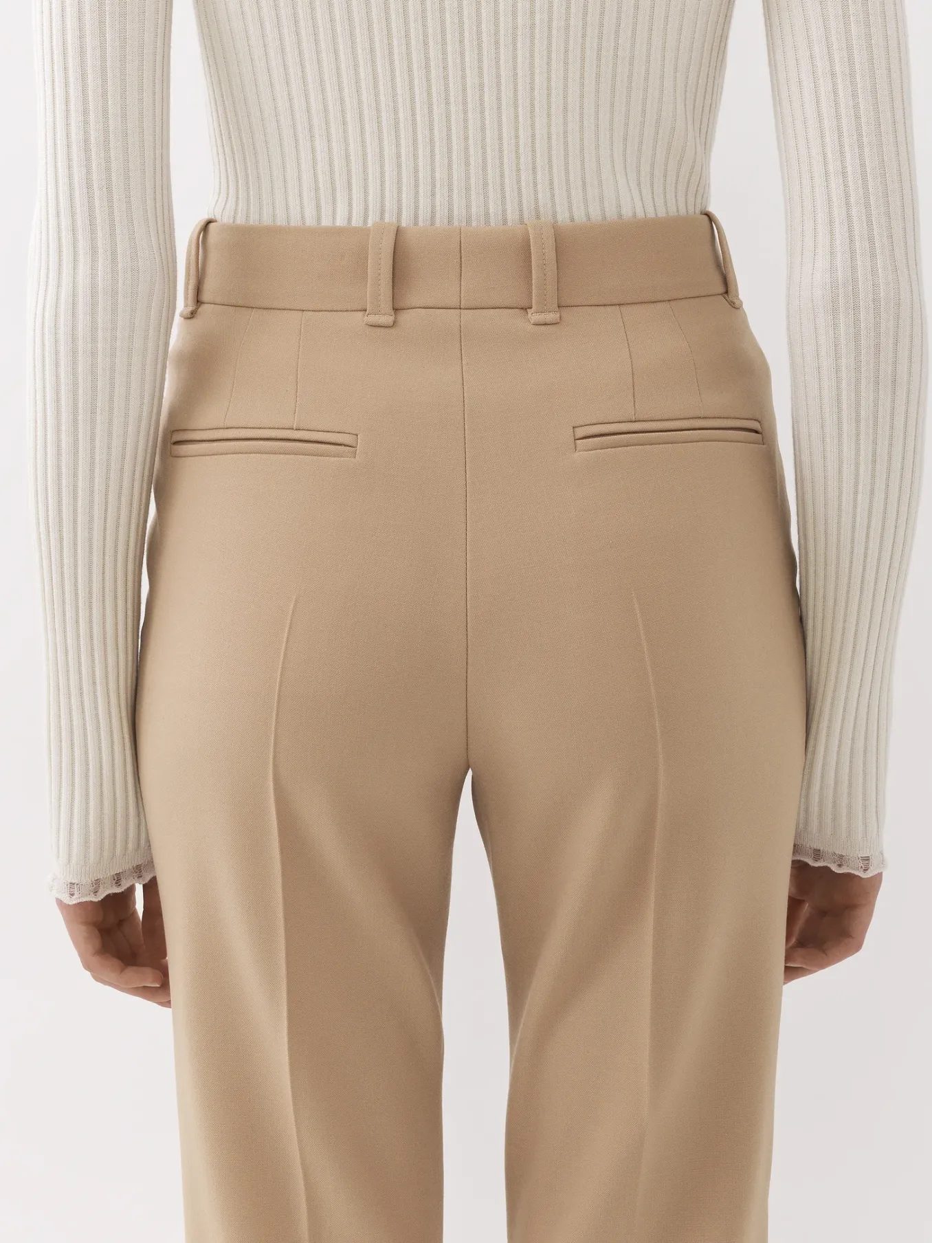Women Chloé Cropped Bootcut Trousers