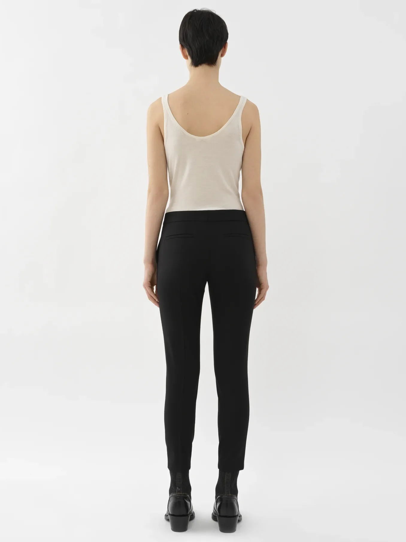 Women Chloé Cropped Cigarette Trousers