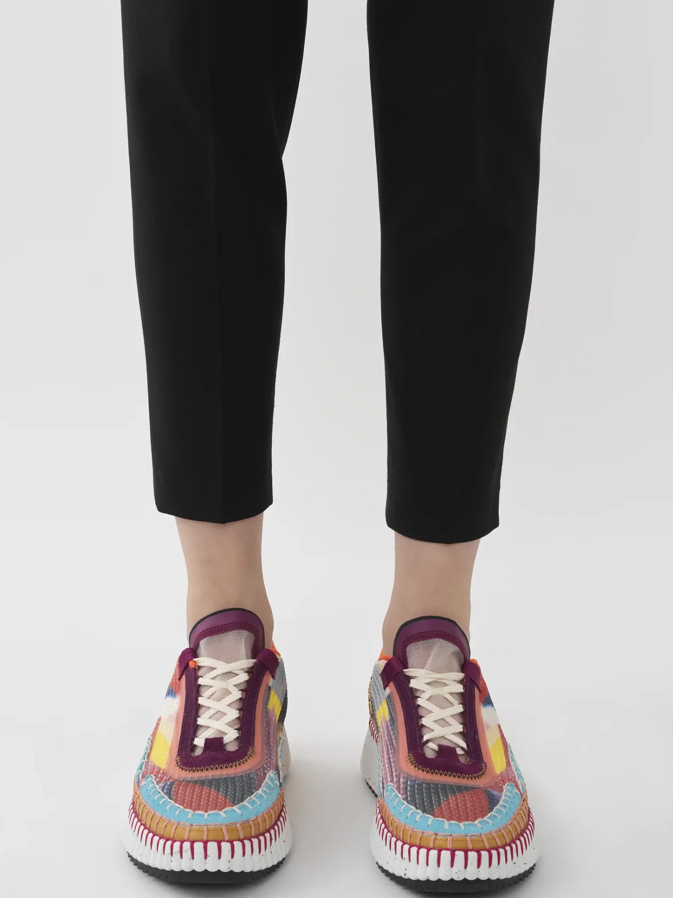Women Chloé Cropped Cigarette Trousers