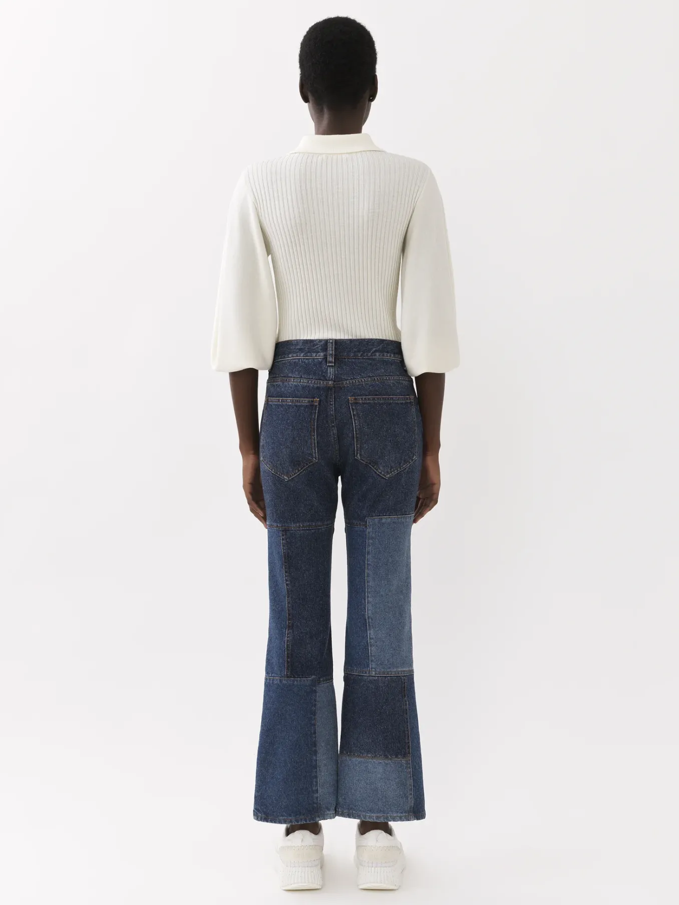 Women Chloé Cropped Flared Jeans