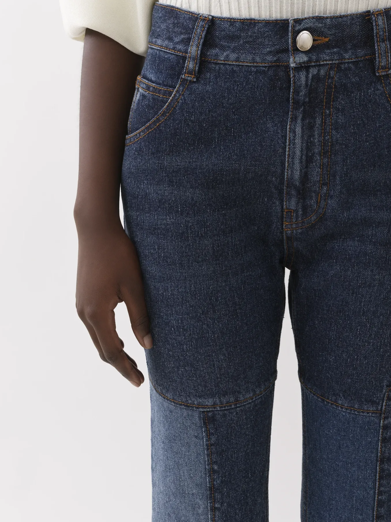 Women Chloé Cropped Flared Jeans