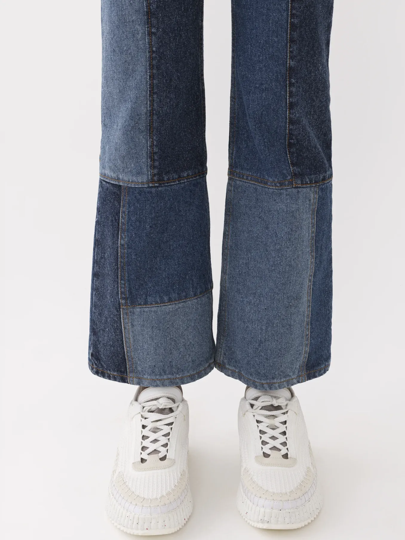 Women Chloé Cropped Flared Jeans