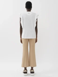 Women Chloé Cropped Sailor Trousers
