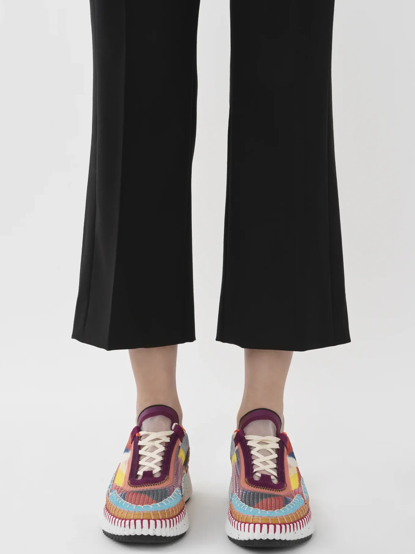 Women Chloé Cropped Sailor Trousers