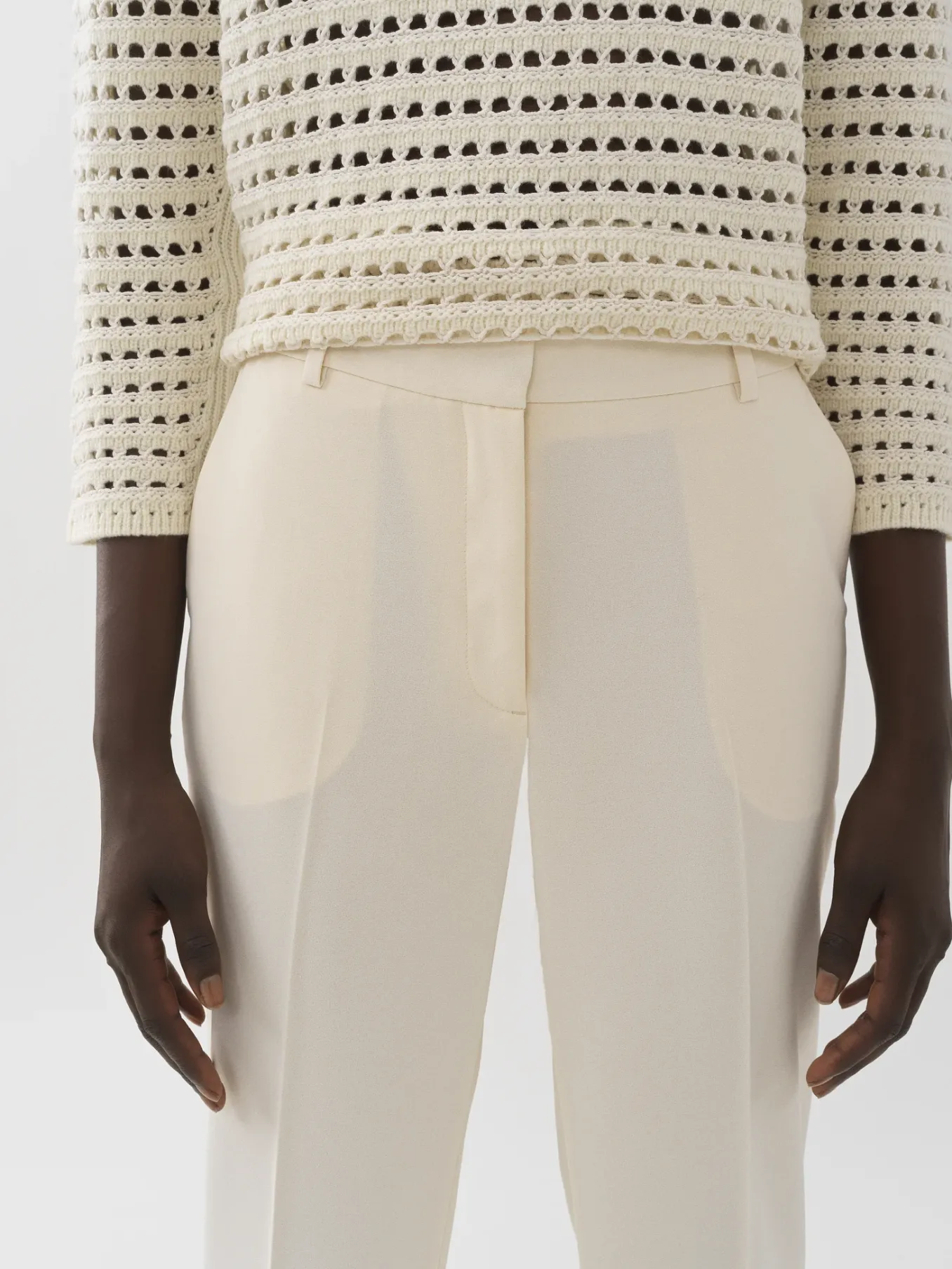 Women Chloé Cropped Trousers