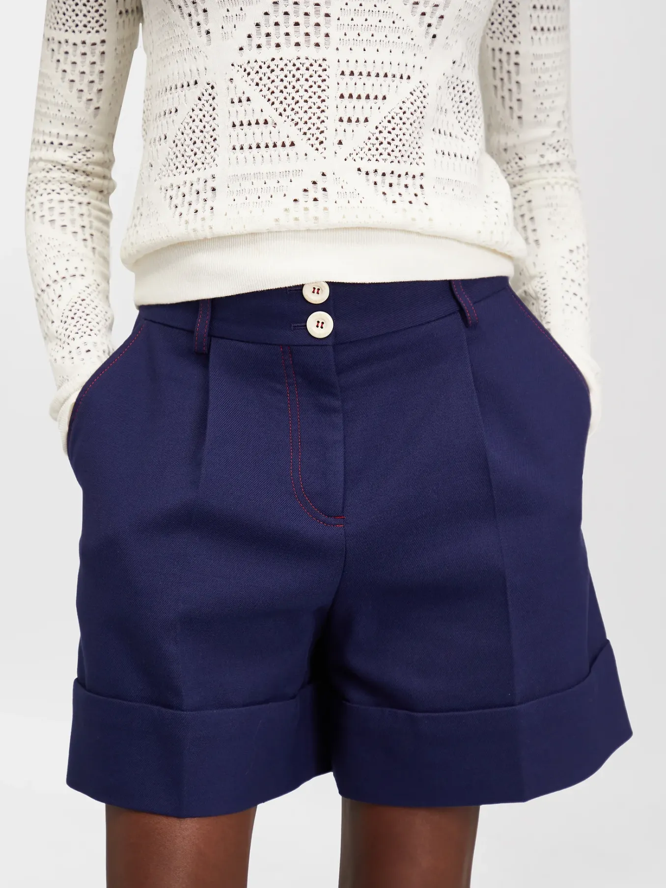Women Chloé Cuffed Bermuda Shorts