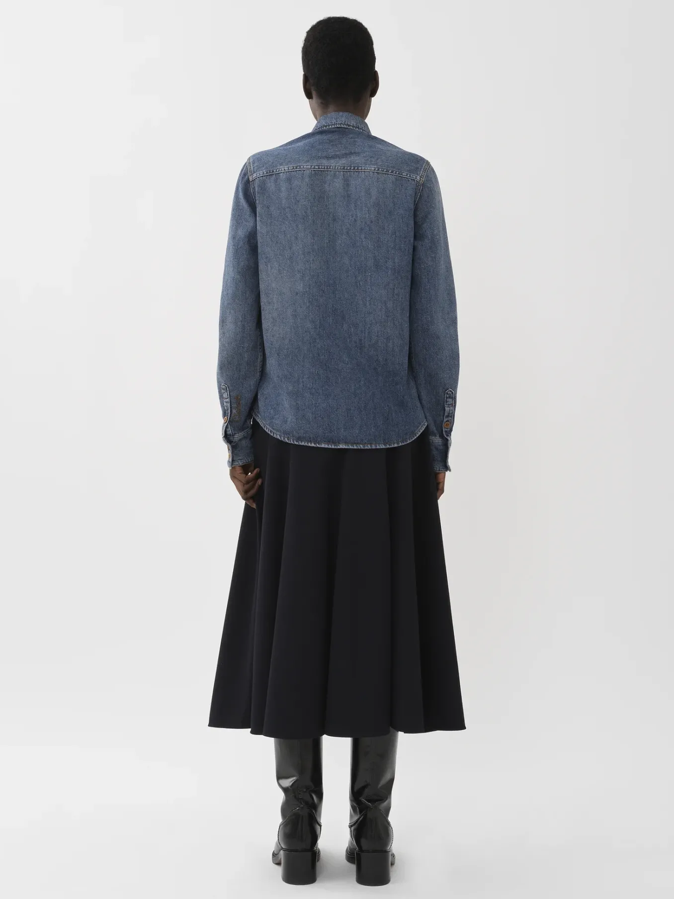 Women Chloé Dempo Classic Denim Shirt