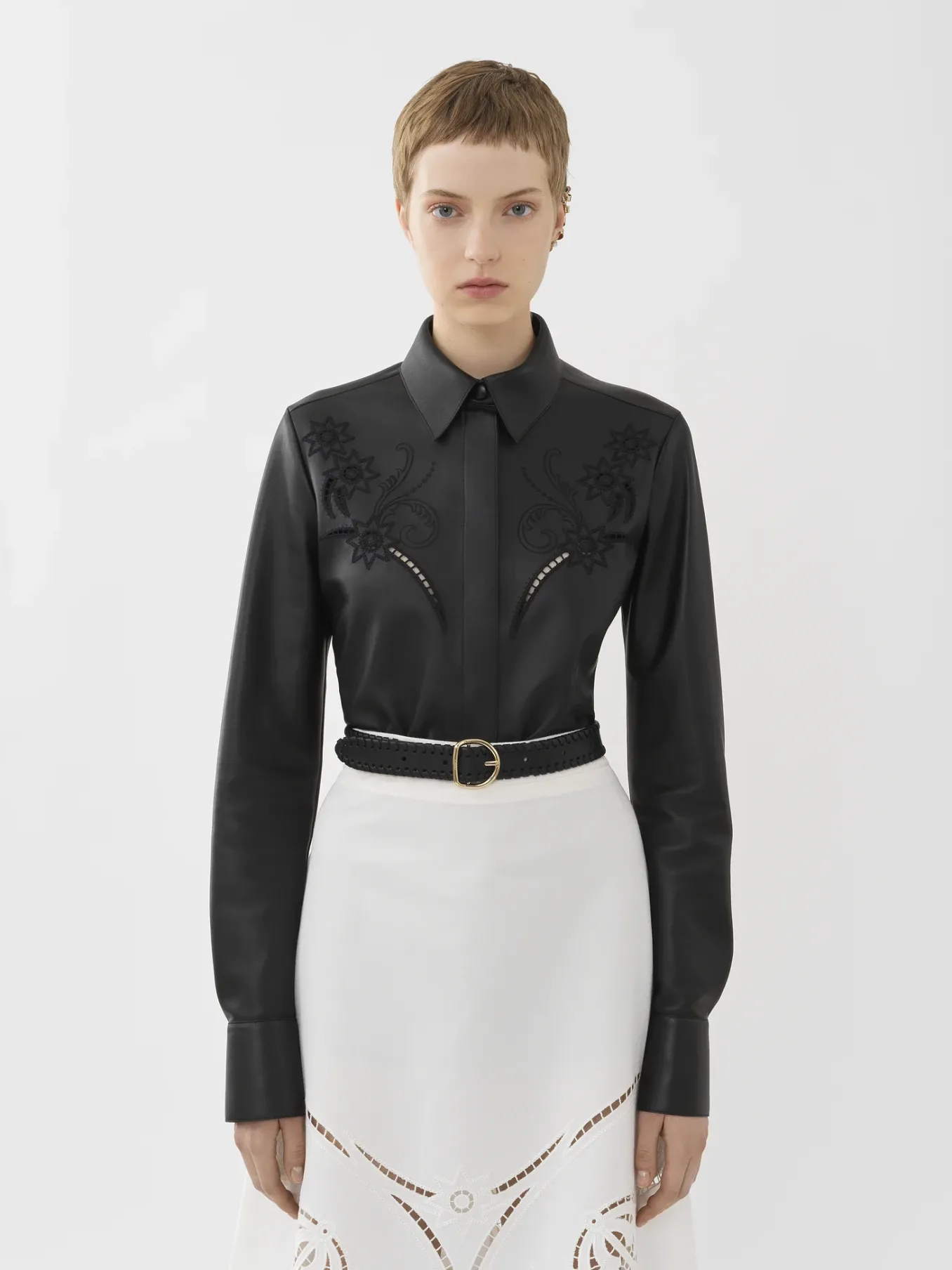 Women Chloé Embroidered Classic Shirt