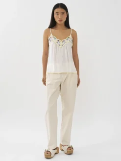Women Chloé Embroidered Slip Top