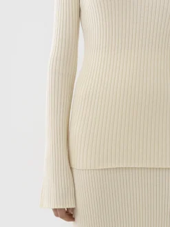 Women Chloé Fitted Mock-Neck Jumper