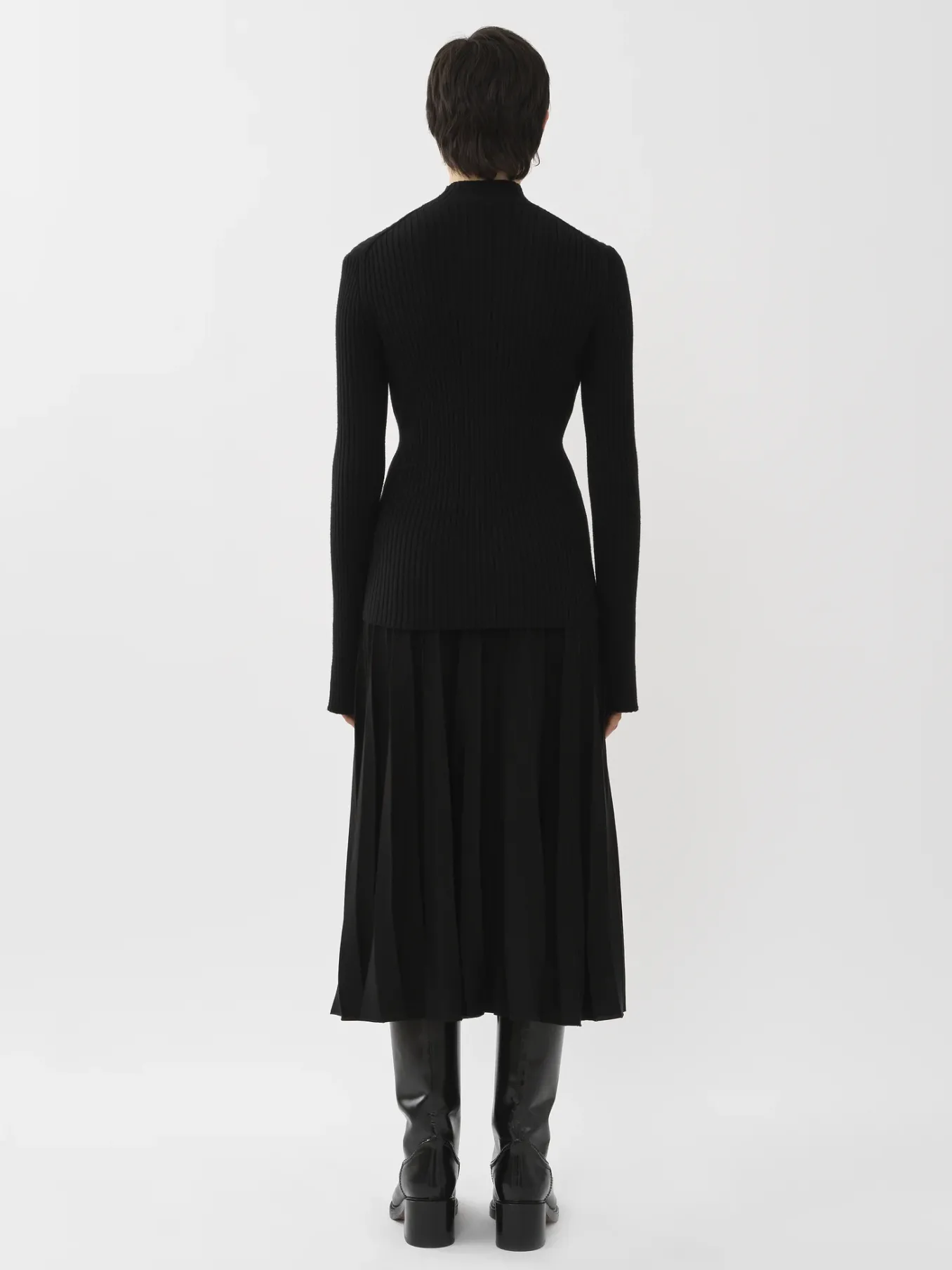 Women Chloé Fitted Mock-Neck Jumper