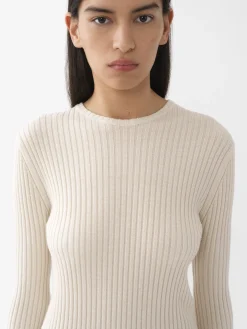 Women Chloé Fitted Ribbed Jumper
