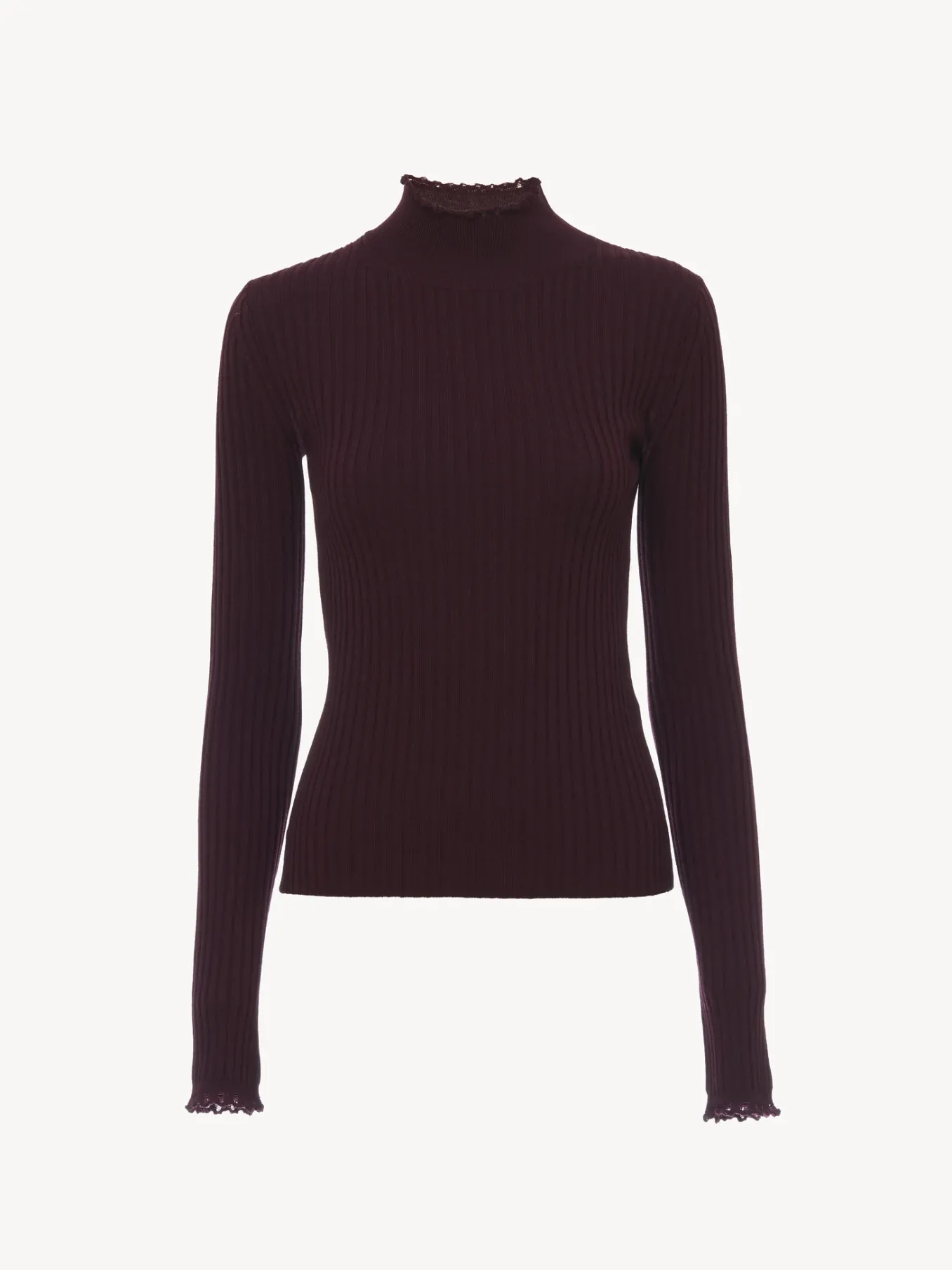 Women Chloé Fitted Turtleneck Jumper