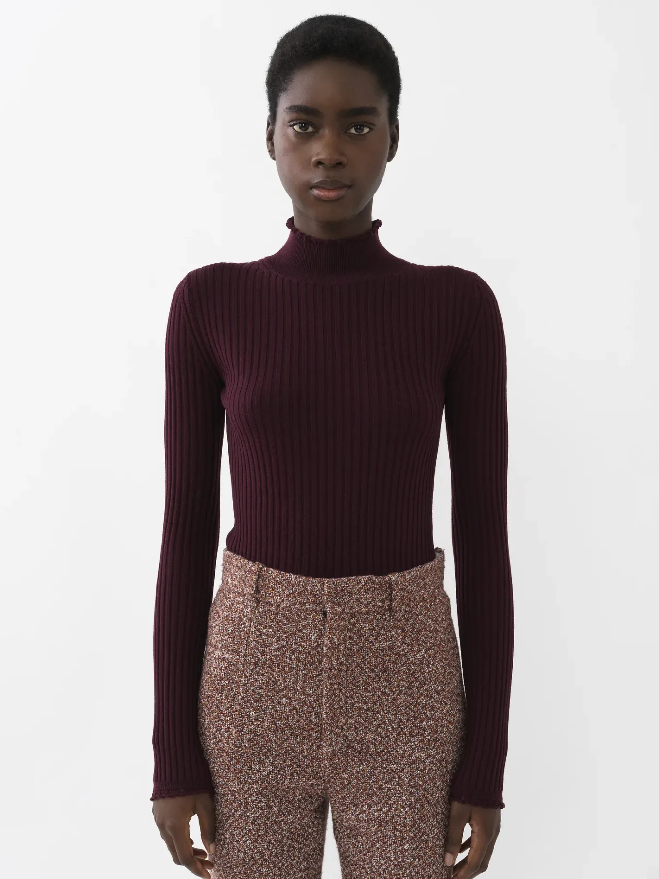 Women Chloé Fitted Turtleneck Jumper
