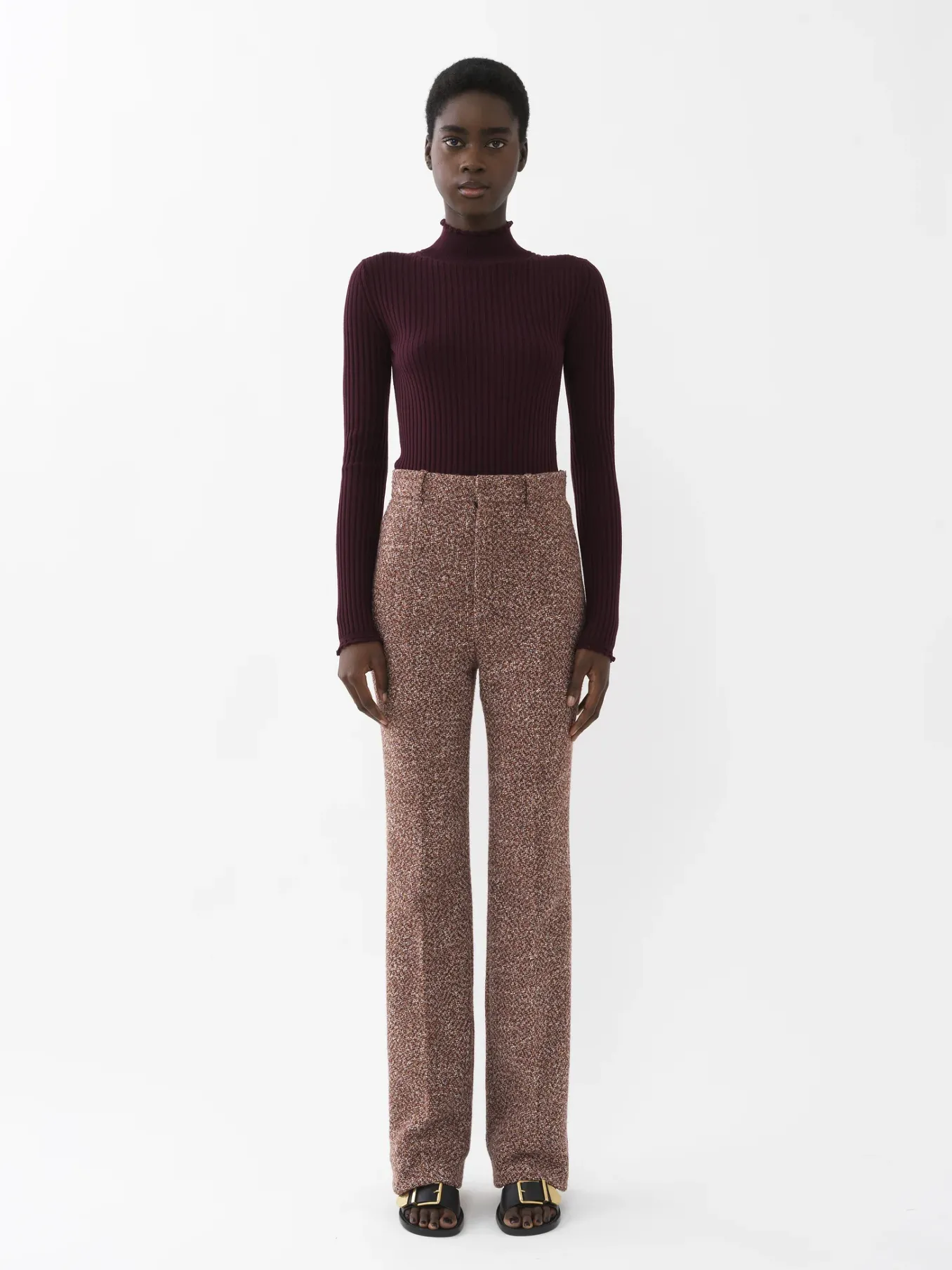 Women Chloé Fitted Turtleneck Jumper