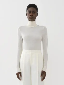 Women Chloé Fitted Turtleneck Jumper