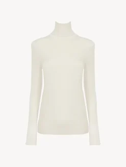 Women Chloé Fitted Turtleneck Jumper