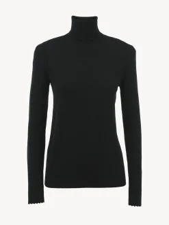 Women Chloé Fitted Turtleneck Jumper