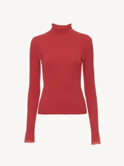 Women Chloé Fitted Turtleneck Jumper