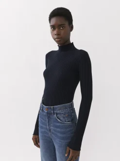 Women Chloé Fitted Turtleneck Jumper