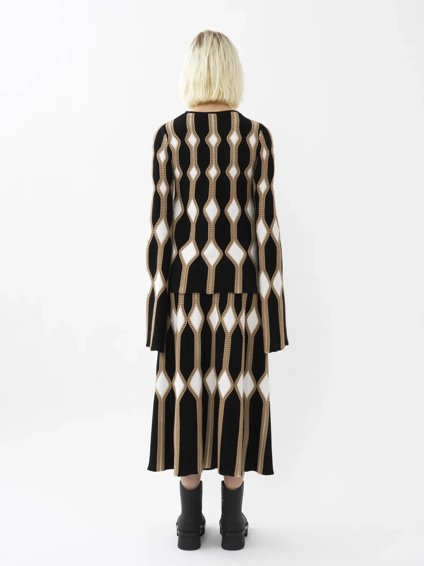 Women Chloé Flared Midi Skirt