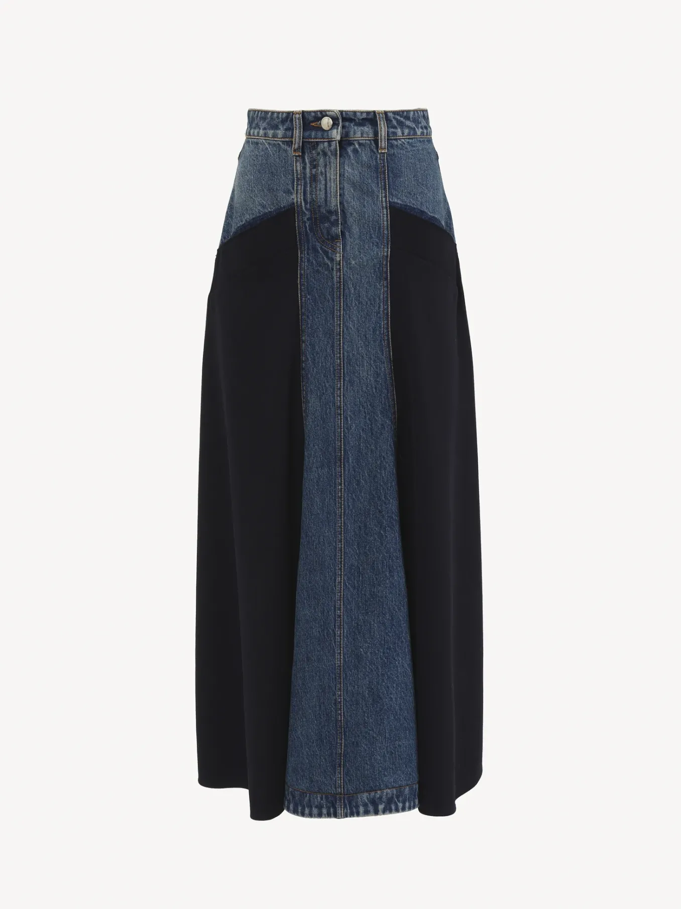 Women Chloé Flared Midi Skirt