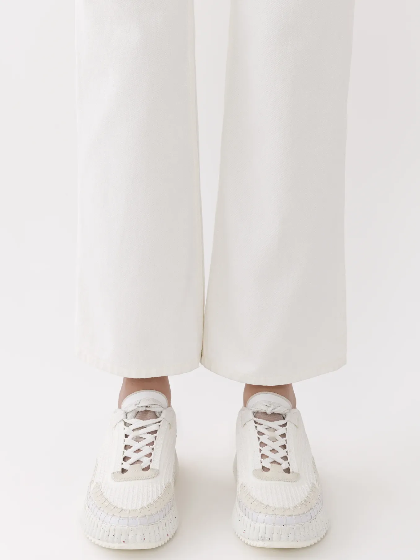 Women Chloé Fuego Cropped Bootcut Jeans
